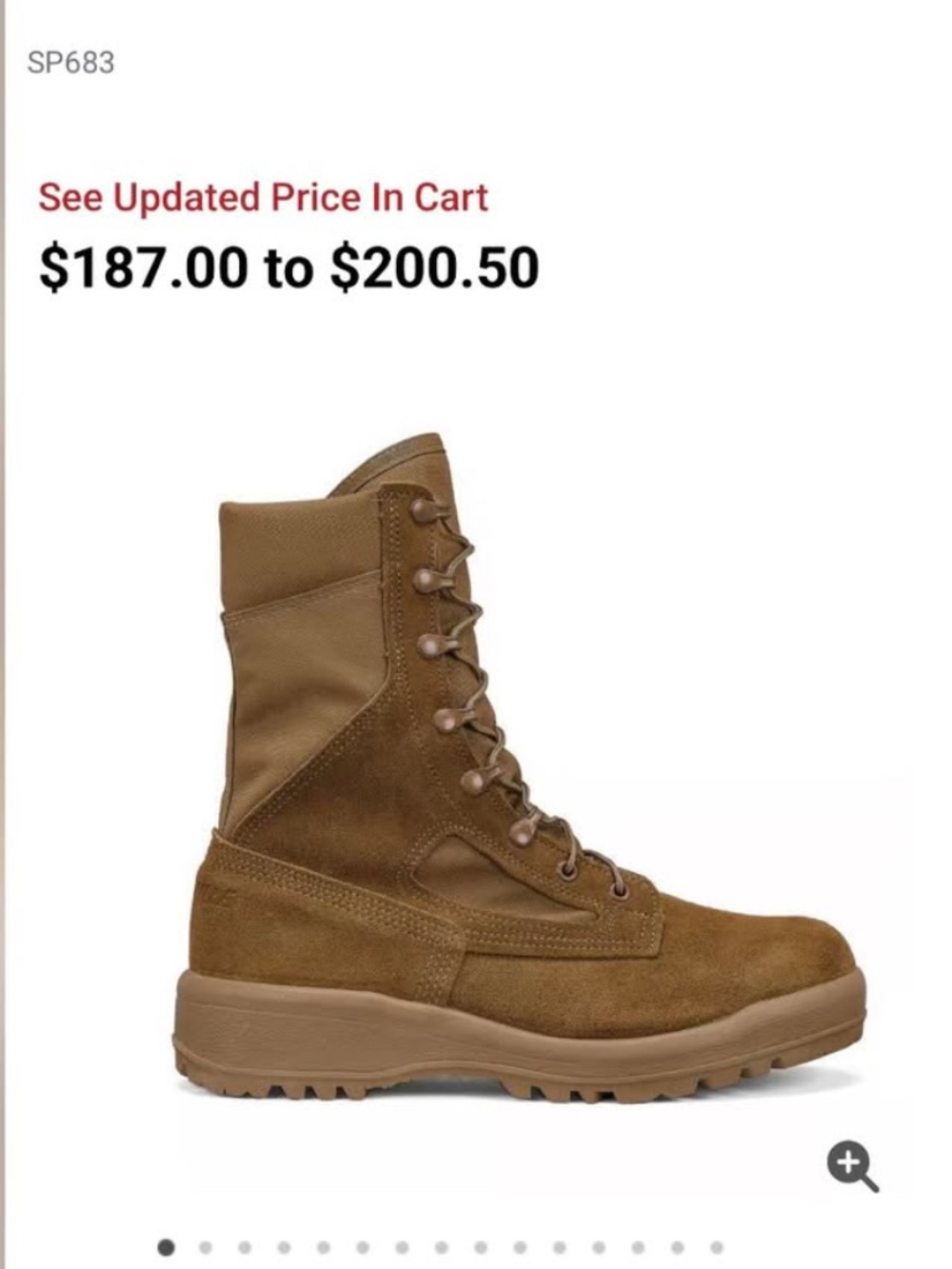 Belleville Hot Weather Combat Boots